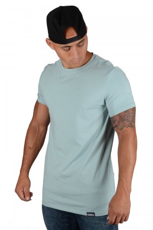 Aqua Young LA 411 Perfect Tee - Straight Bottom NZ | 6792403-LR