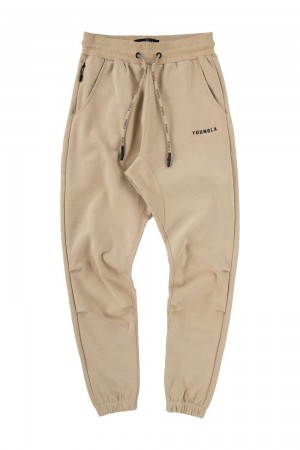 Beige Young LA 210 Kick-Back Joggers NZ | 7960125-BW