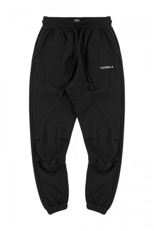 Black Young LA 210 Kick-Back Joggers NZ | 8074913-PG