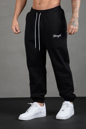 Black Young LA 211 For Him Joggers NZ | 3901486-KE