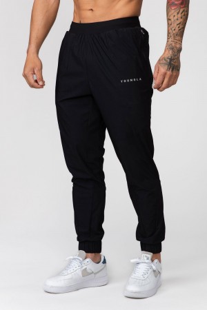 Black Young LA 237 Nylon Training Joggers NZ | 0876253-YW