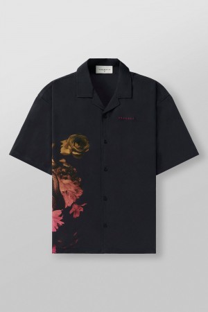 Black Young LA 4006 - Miami Sunset Shirts NZ | 2375091-QO