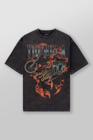 Black Young LA 4058 - Inferno Tees NZ | 4769821-NS