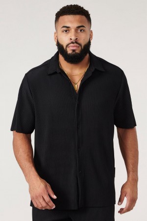 Black Young LA 448 Pleated Festival Shirts NZ | 3861075-CA