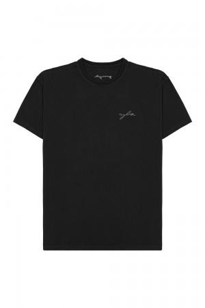 Black Young LA 466 Tailored Tees NZ | 5237460-LR