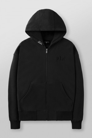 Black Young LA 5066 - Metal Zip-Up NZ | 4563280-FL