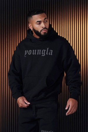 Black Young LA 566 - Cloud 9 Hoodies NZ | 5209481-DS