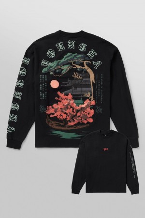 Black Young LA 8038 - Tokyo Longsleeves NZ | 9203645-KF