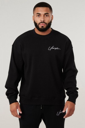 Black Young LA 807 Cozy Thermal Longsleeves NZ | 8396205-LW