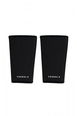 Black Young LA 914 Knee Sleeves NZ | 3096857-EW