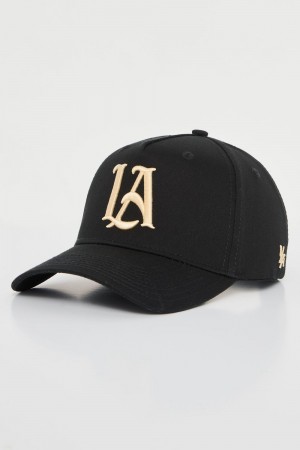 Black Young LA 920 A-Frame La Snapback Hat 2.0 Earthy Colors NZ | 2485703-CI