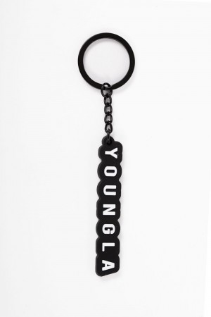 Black Young LA 931 Youngla Keychains NZ | 9470326-VW