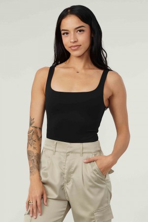 Black Young LA W307 - Snatched Bodysuit NZ | 2375914-WJ