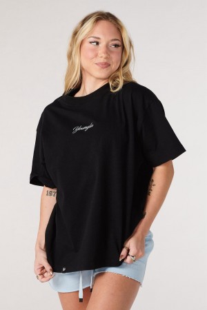 Black Young LA W425 - Retro Short Sleeve NZ | 1568479-YO