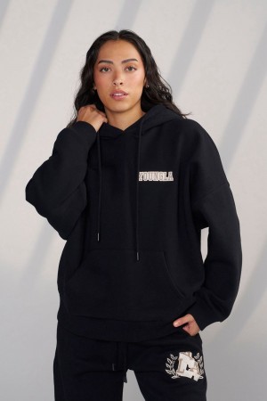 Black Young LA W524 - Teddy Hoodie NZ | 3812604-AY