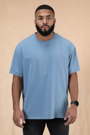 Blue Young LA 420 Essential Oversized Tee NZ | 0492715-NH