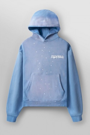 Blue Young LA 5081 - Graffiti Hoodies NZ | 6481507-CD