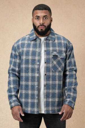 Blue Young LA 556 High Profile Flannel Jacket NZ | 1208357-TD