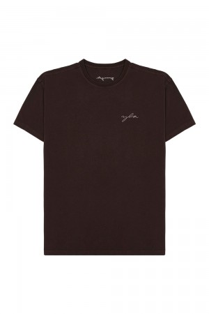 Brown Young LA 466 Tailored Tees NZ | 7326589-MO