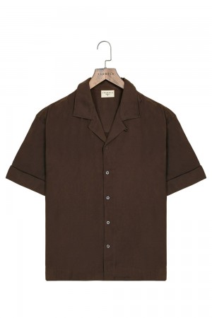 Brown Young LA 468 Clase Shirts NZ | 5831967-CX