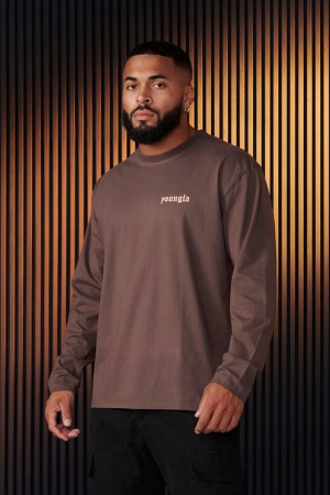 Brown Young LA 801 - Eternal Longsleeves NZ | 6841237-DH