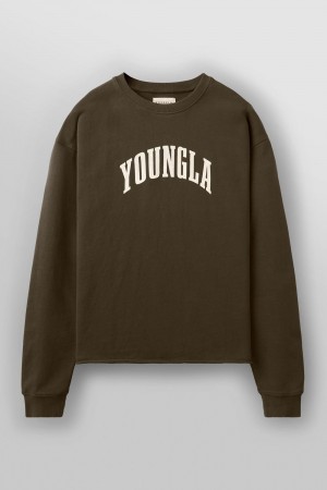 Brown Young LA 826 - Uni Crewneck NZ | 2935618-NT