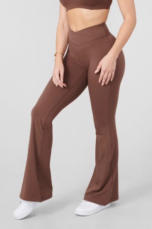 Brown Young LA W215 Vital Flare Pants NZ | 6923107-FA