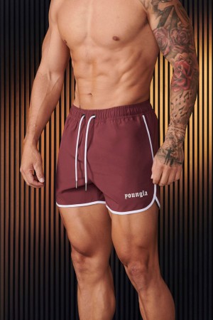 Burgundy Young LA 125 - Olympic Shorts NZ | 4125760-PI