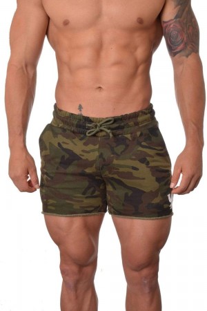 Camo Young LA 102 Bodybuilding French Terry Shorts NZ | 8593172-ZE