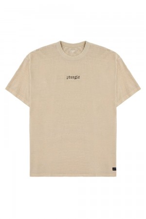 Cream Young LA 471 Chrome Tees NZ | 2380645-YC