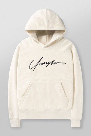 Cream Young LA 524 - Reverse Terry Hoodies NZ | 1059238-NJ