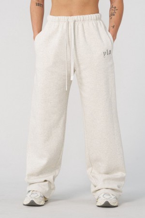 Cream Young LA W229 - Urban Straight Leg Jogger NZ | 1042786-JW