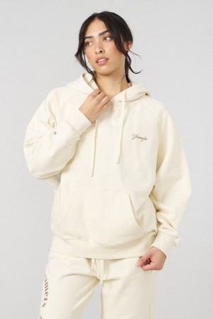 Cream Young LA W516 Revolve Hoodie NZ | 2438679-LV