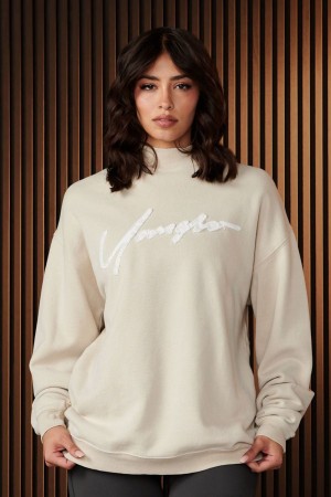 Cream Young LA W521 - Urban Crewneck NZ | 3406159-UJ