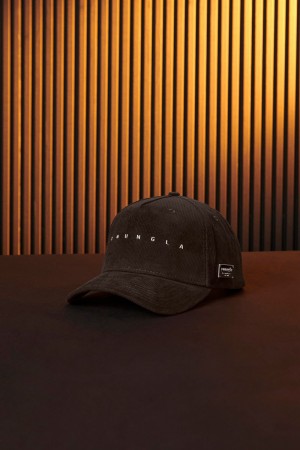 Dark Brown Young LA 925 - Corduroy Hats NZ | 3278491-SZ