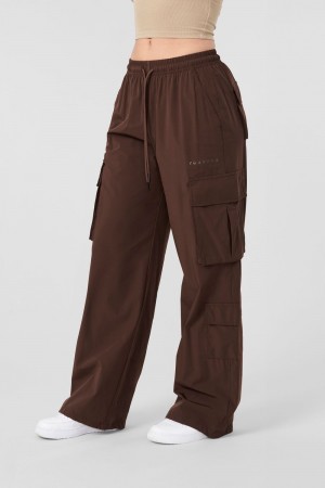 Dark Brown Young LA W219 Travel Cargo Joggers NZ | 5436129-RZ