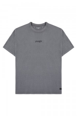 Grey Young LA 471 Chrome Tees NZ | 9057136-TC