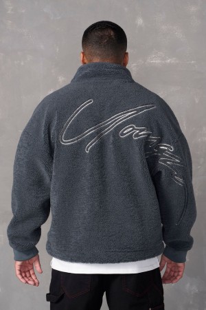 Grey Young LA 537 - Teddy Signature Jackets NZ | 2681973-BK