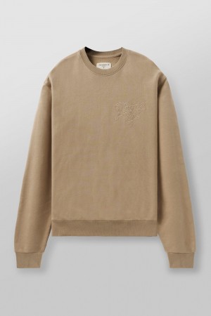 Khaki Young LA 5092 - Effortless Sets - Crewnecks NZ | 4530762-CE