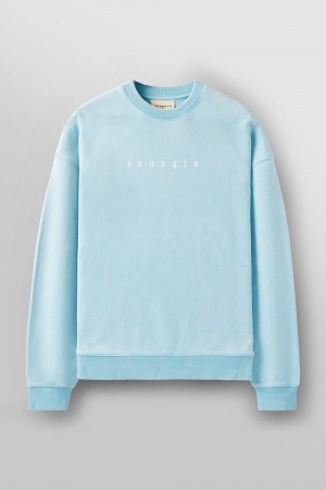 Light Blue Young LA 5099 - Love Sets - Crewnecks NZ | 1042953-GY