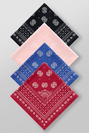 Multicolor Young LA 9033 - Lah Bandanas - 4 Pack NZ | 0563124-OI