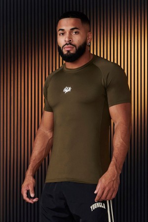 Olive Young LA 474 - Speed Compression Tees NZ | 8145926-VF