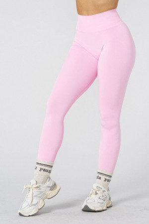 Pink Young LA W220 - Core Seamless Leggings NZ | 9206381-XM