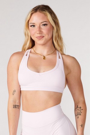 Pink Young LA W318 Effortless Sports Bra NZ | 1469805-YL