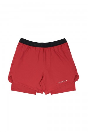 Red Young LA 129 Trilogy Compression Shorts NZ | 9543628-JT