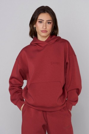 Red Young LA W534 Scuba Hoodie NZ | 1756429-ZH