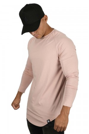 Rose Young LA 410 Perfect Raglan Long Sleeve Shirts NZ | 7812460-BR