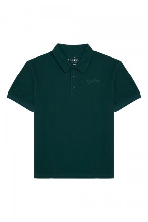 Teal Young LA 412 Jacked Polo Tees NZ | 7348961-TX