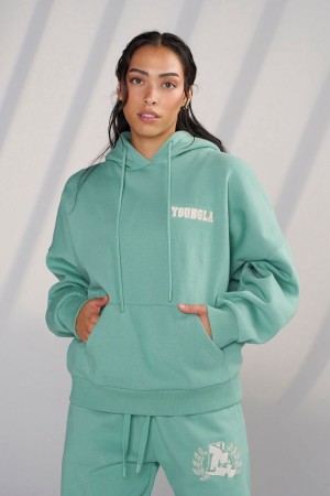 Teal Young LA W524 - Teddy Hoodie NZ | 2174085-WT