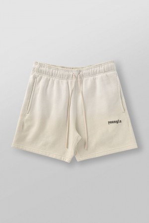 White Young LA 1102 - Ultra-Soft Faded Shorts NZ | 2510796-YQ